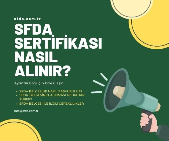 SFDA Sertifikası Nasıl Alınır