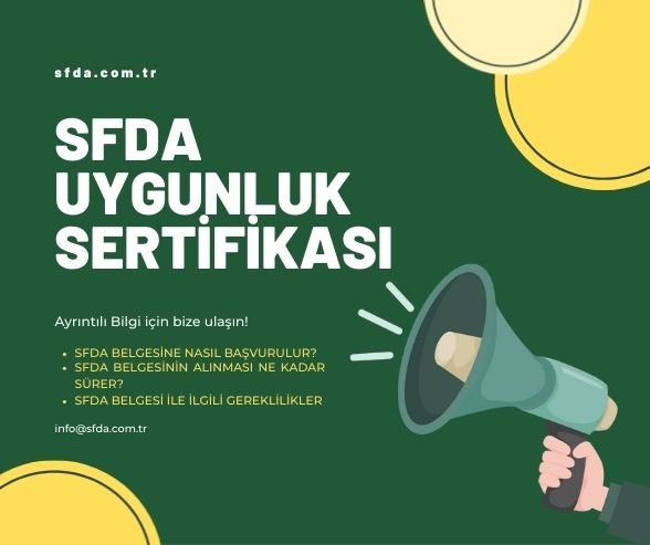 SFDA Uygunluk Sertifikası