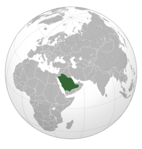 suudi arabia map